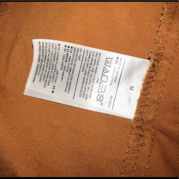 BURNT ORANGE ARMY JACKET - Picture 4 of 5